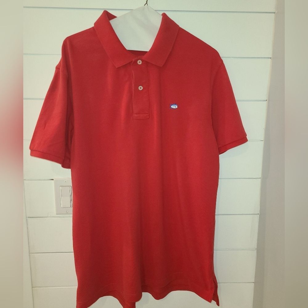 Southern Tide Red Polo Shirt
